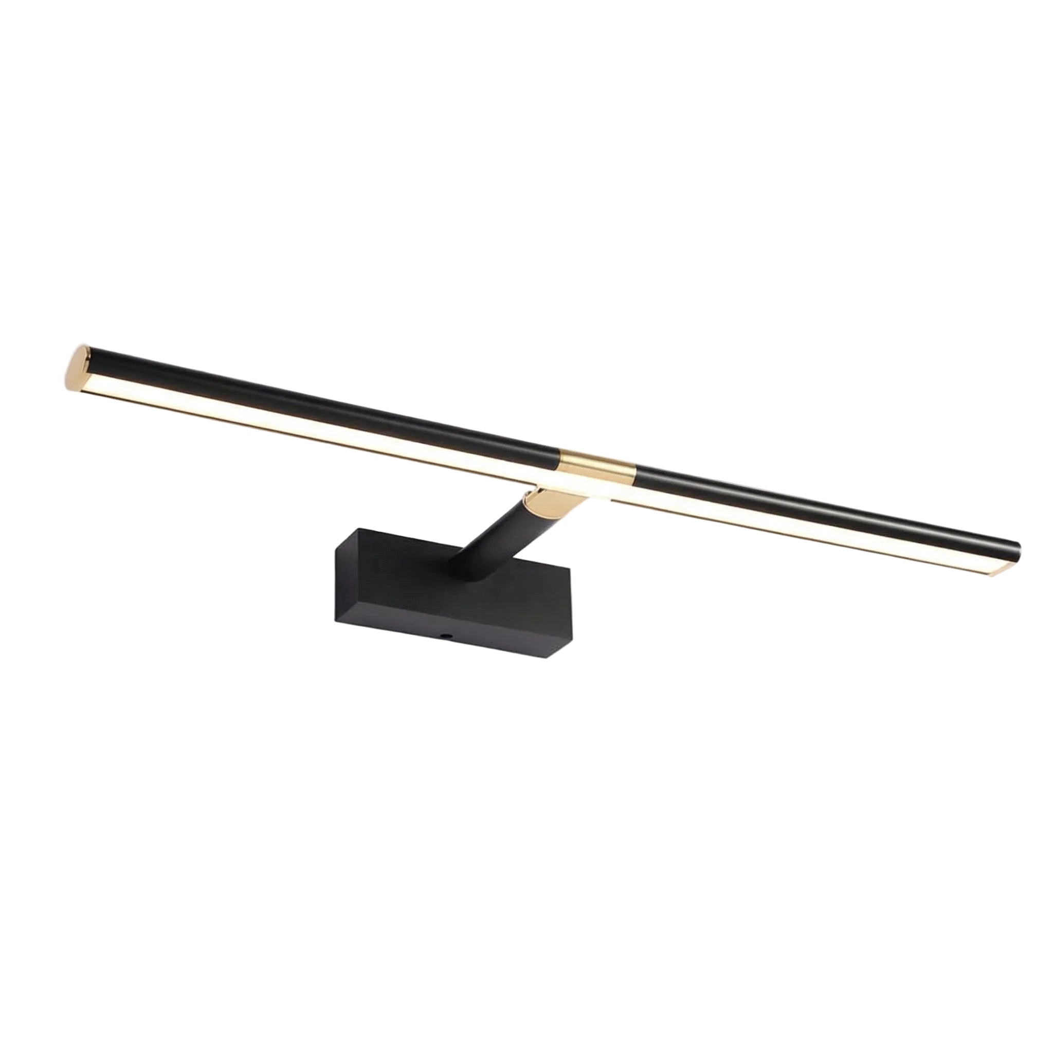 Freyza - LED Bathroom Vanity Light Adjustable Aluminum Anti-Fog Sconce Black Gold Silver 40cm-50cm