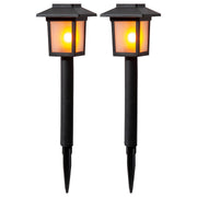 Freyza – Solar LED Outdoor Spike Lanterns with Ground Stakes | Warm White Integrated Garden Path Lights