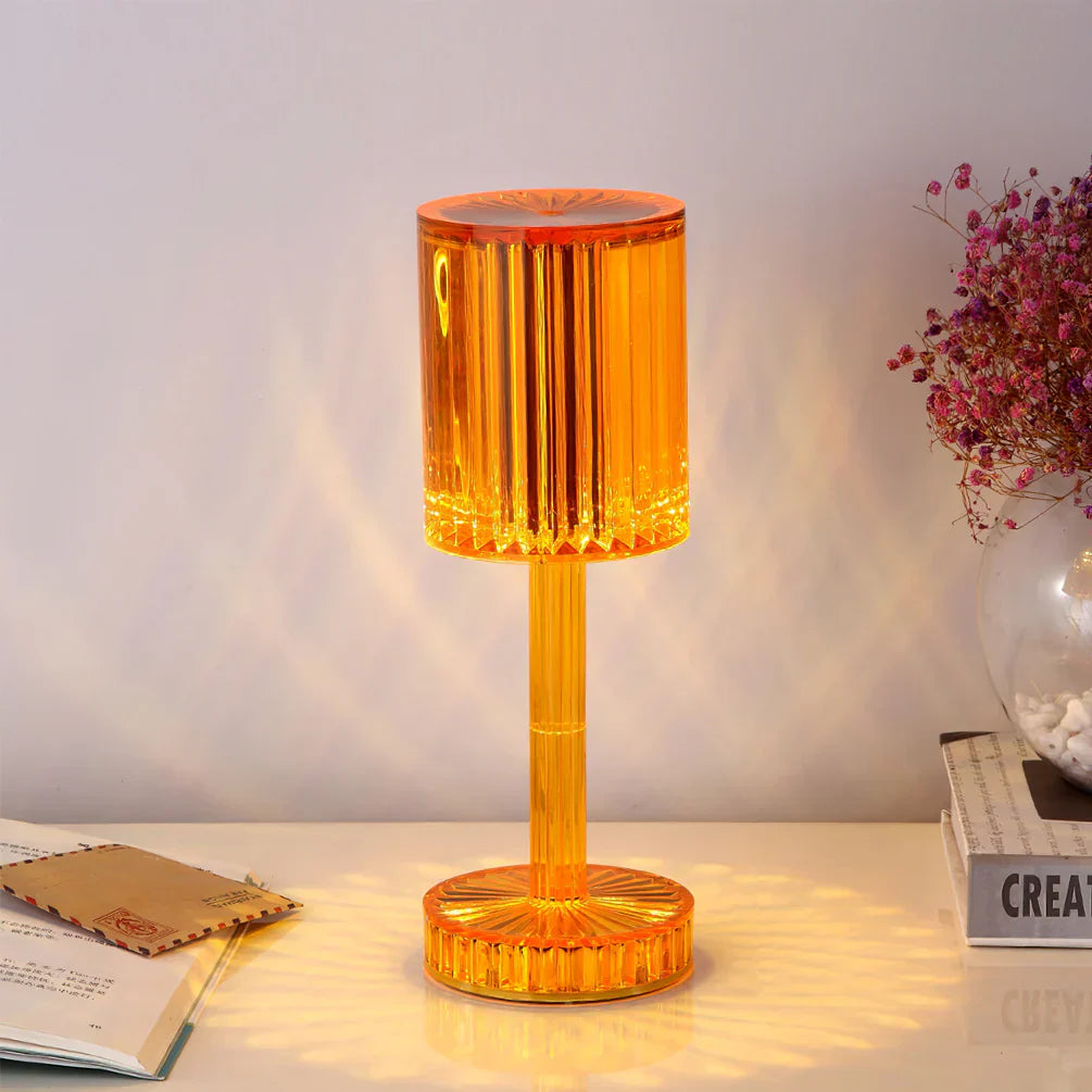 Luminara | Elegant Crystal-Inspired LED Table Lamp for Bedside or Desk 4