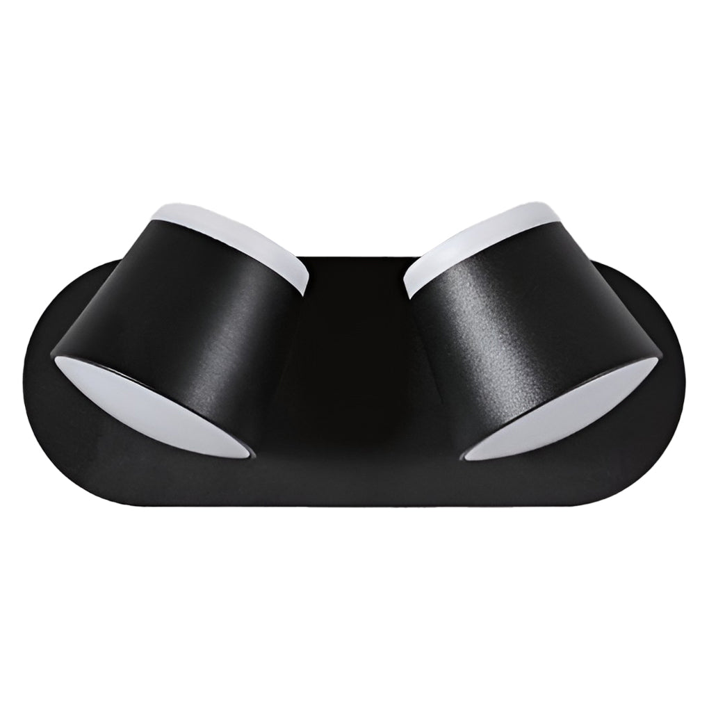 Freyza - LED Wall Sconce – Adjustable Up Down Light Black Aluminum (13cm / 5in)