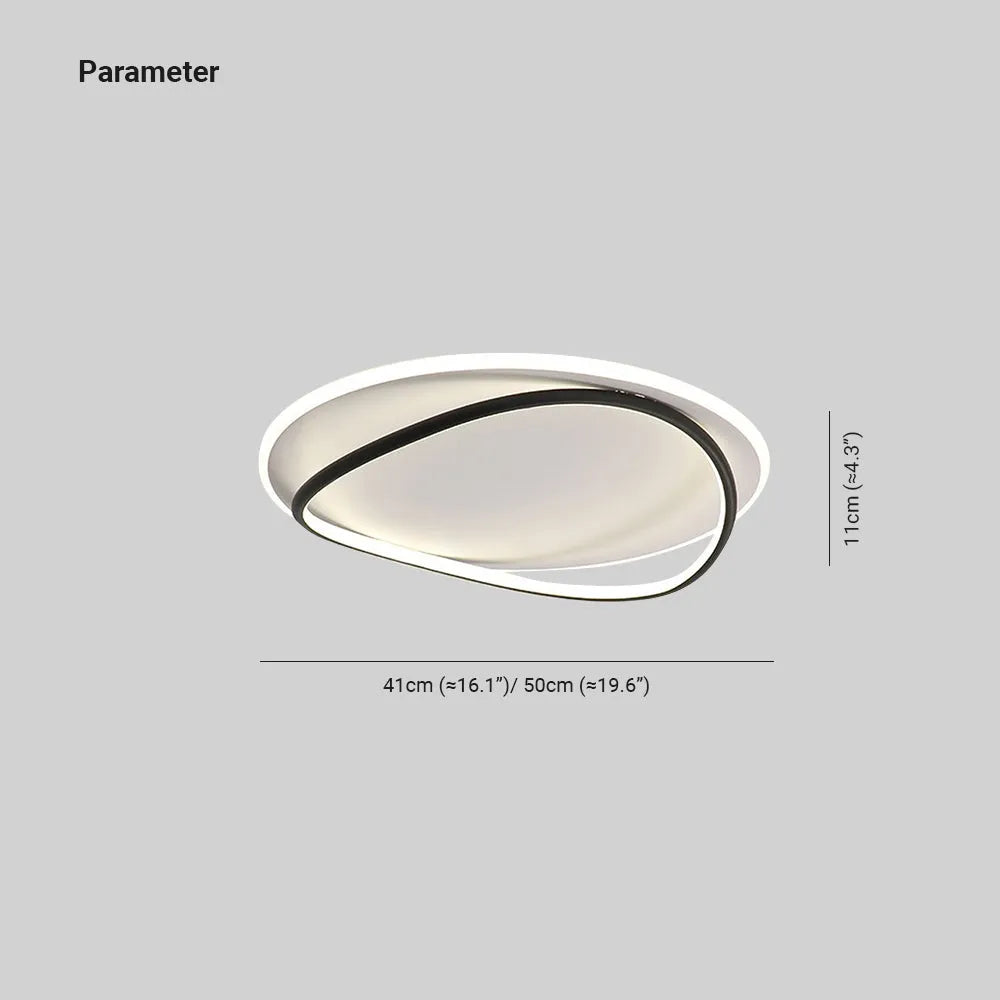 Freyza | Plafonnier encastré – Moderne, pour chambre, couloir et cuisine