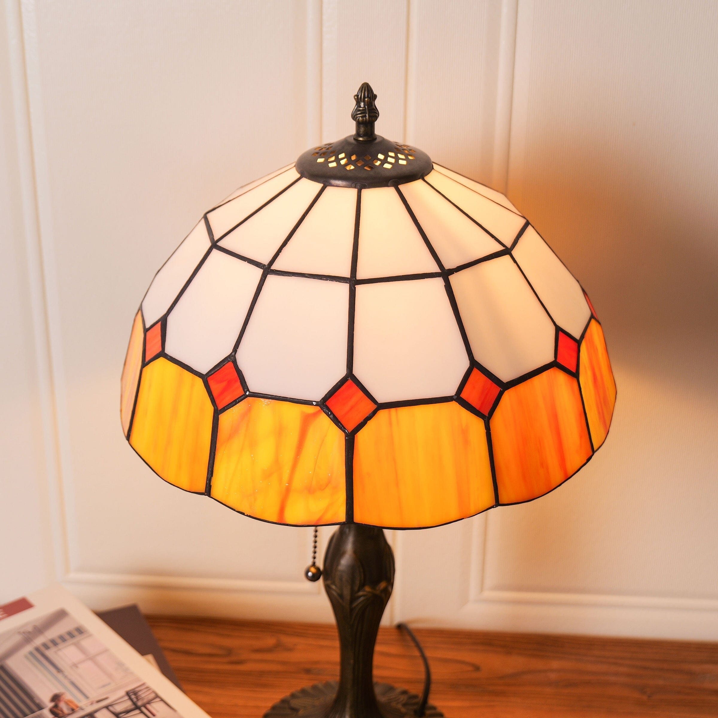LuminaraCraft | Elegant Handcrafted Stained Glass Table Lamp 5