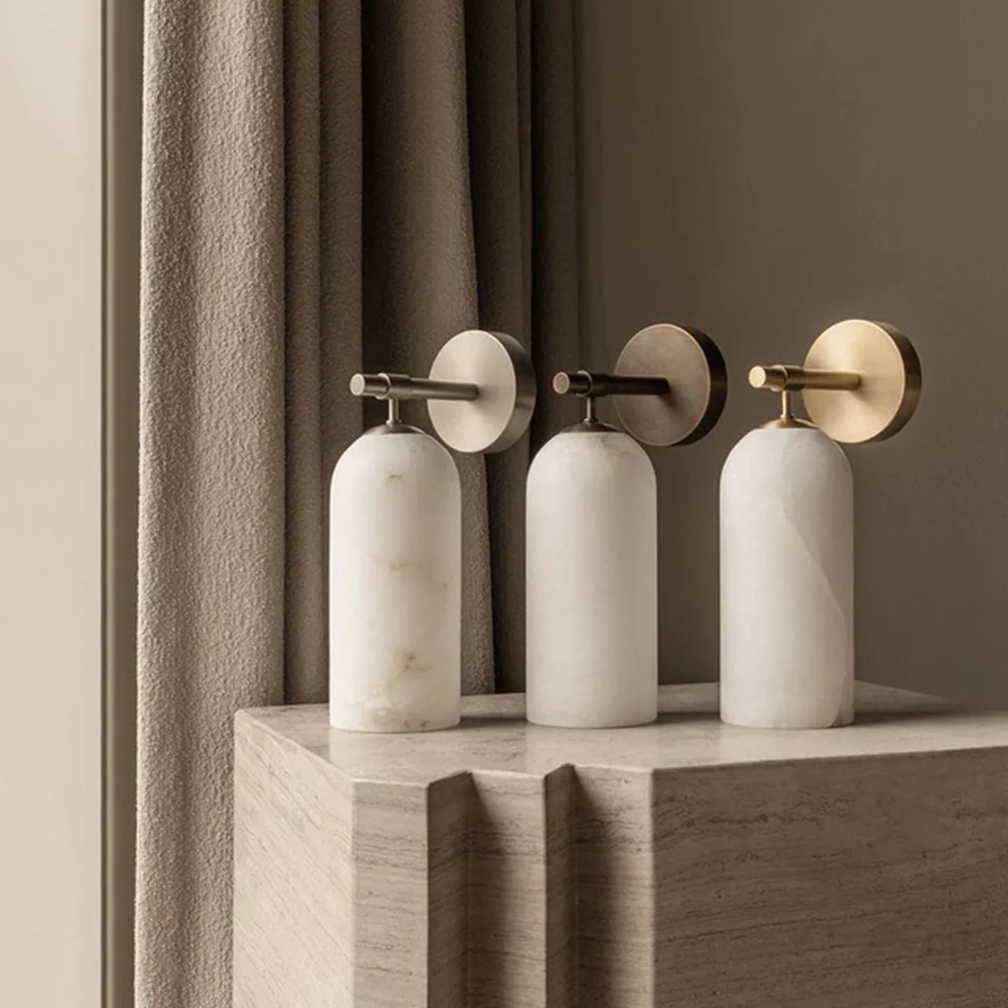 Freyza - Alabaster Odyssey Wall Sconce
