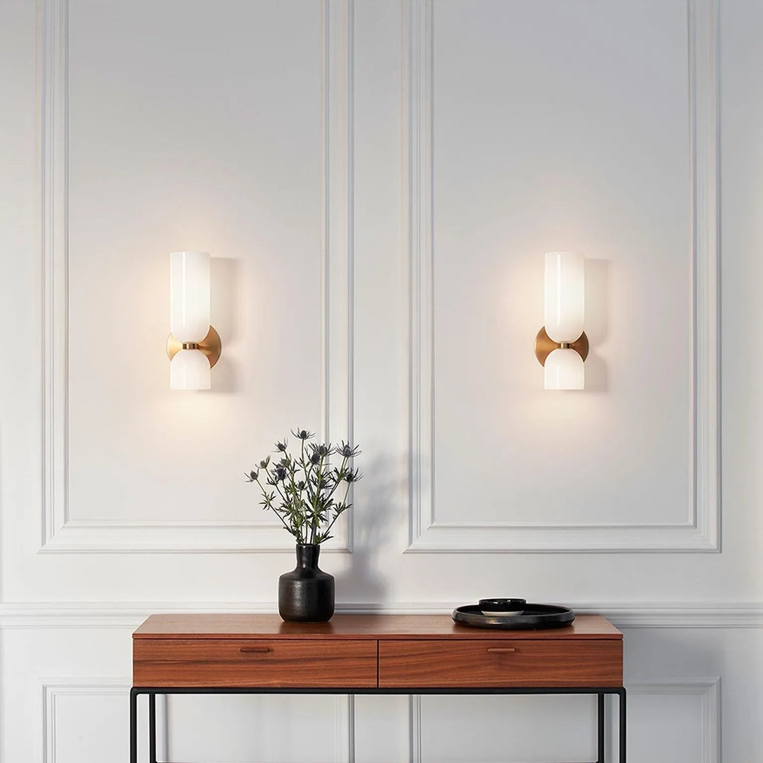 Freyza | Solea – Applique murale intérieure en verre pour cloison vitrée – Chambre, salon