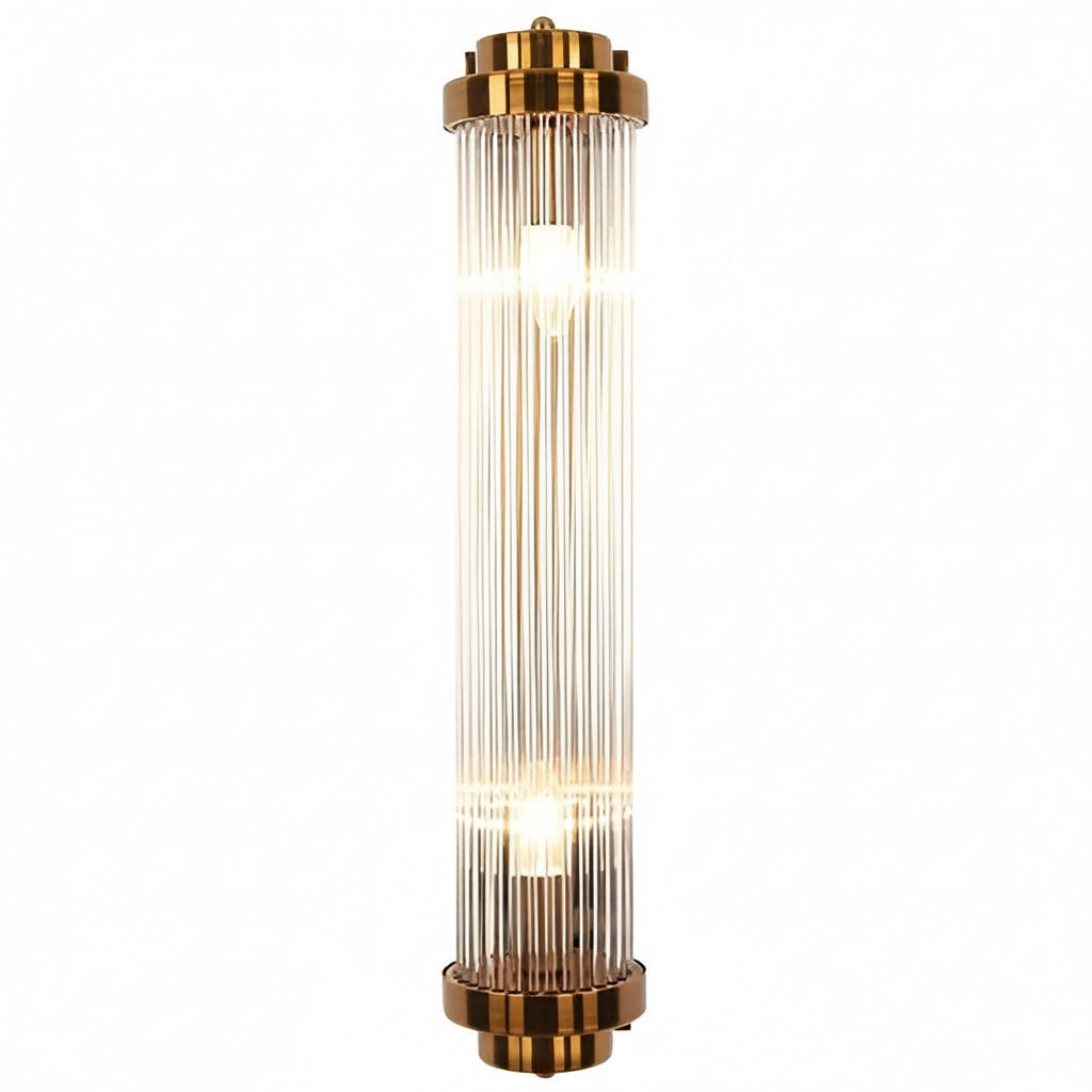Freyza - LED Wall Sconce – Adjustable Crystal & Gold Nordic Lamp (41cm / 16in)