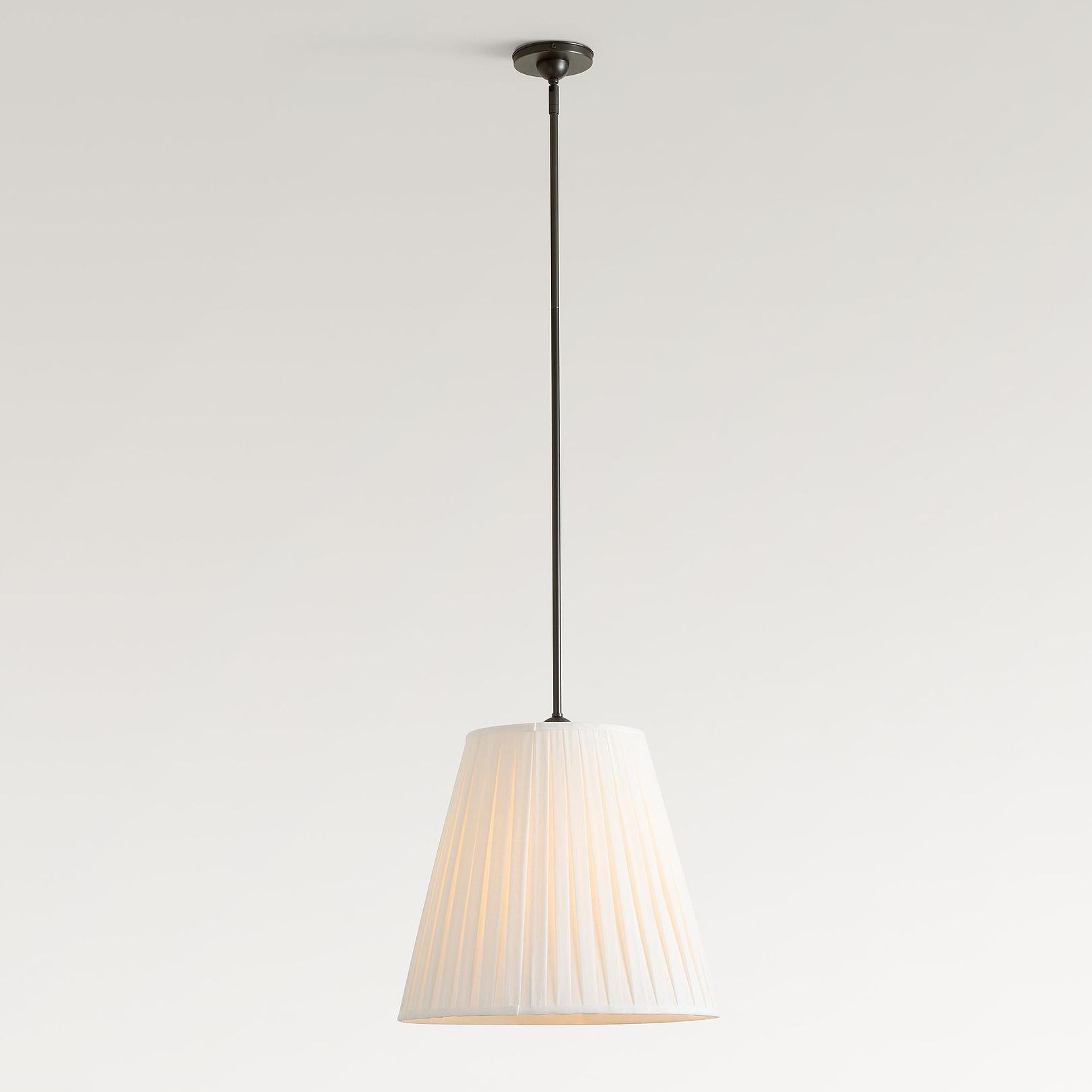 Freyza | Grace Fabric  Pleated Shade Pendant Light