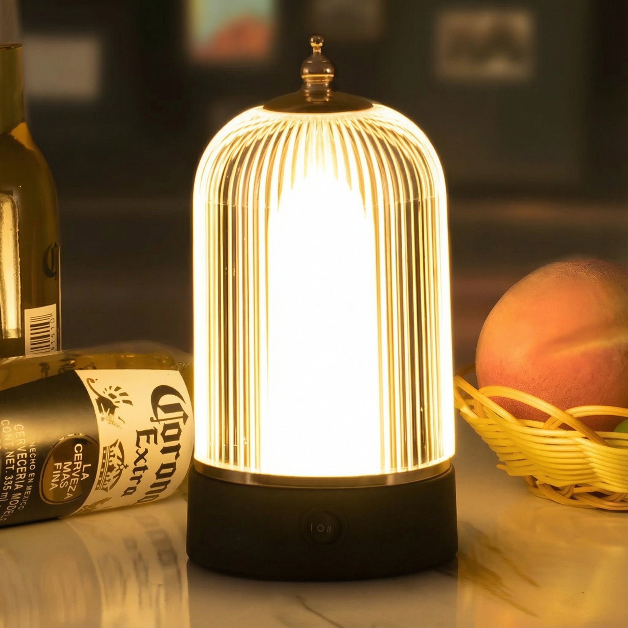 Freyza - LED Table Lamp Birdcage Lantern Portable Cordless Rechargeable Touch Dimmable 24cm / 9.4in