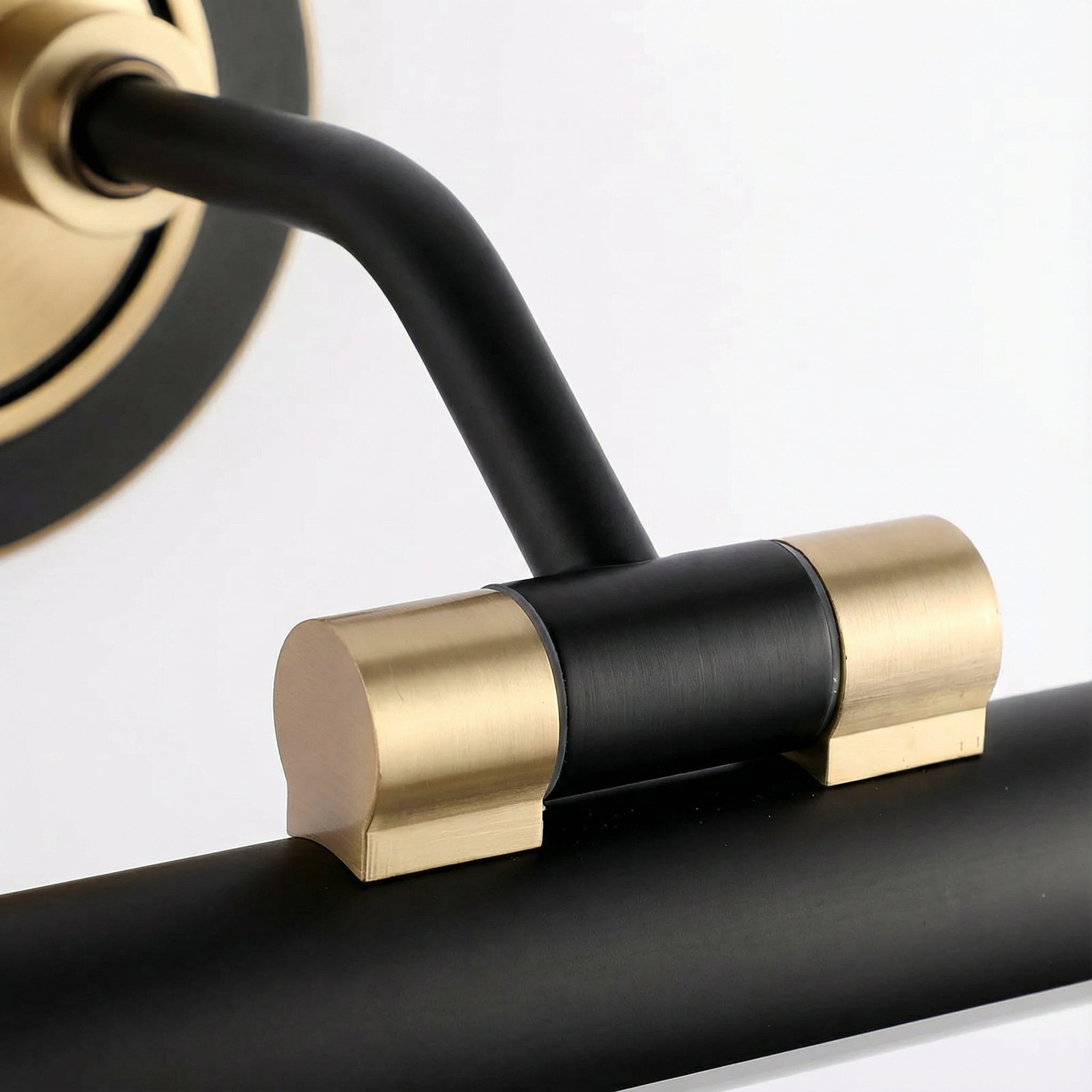 Freyza - LED Bathroom Vanity Light Minimalist Linear Wall Sconce Gold & Black 43-75cm 9-15W