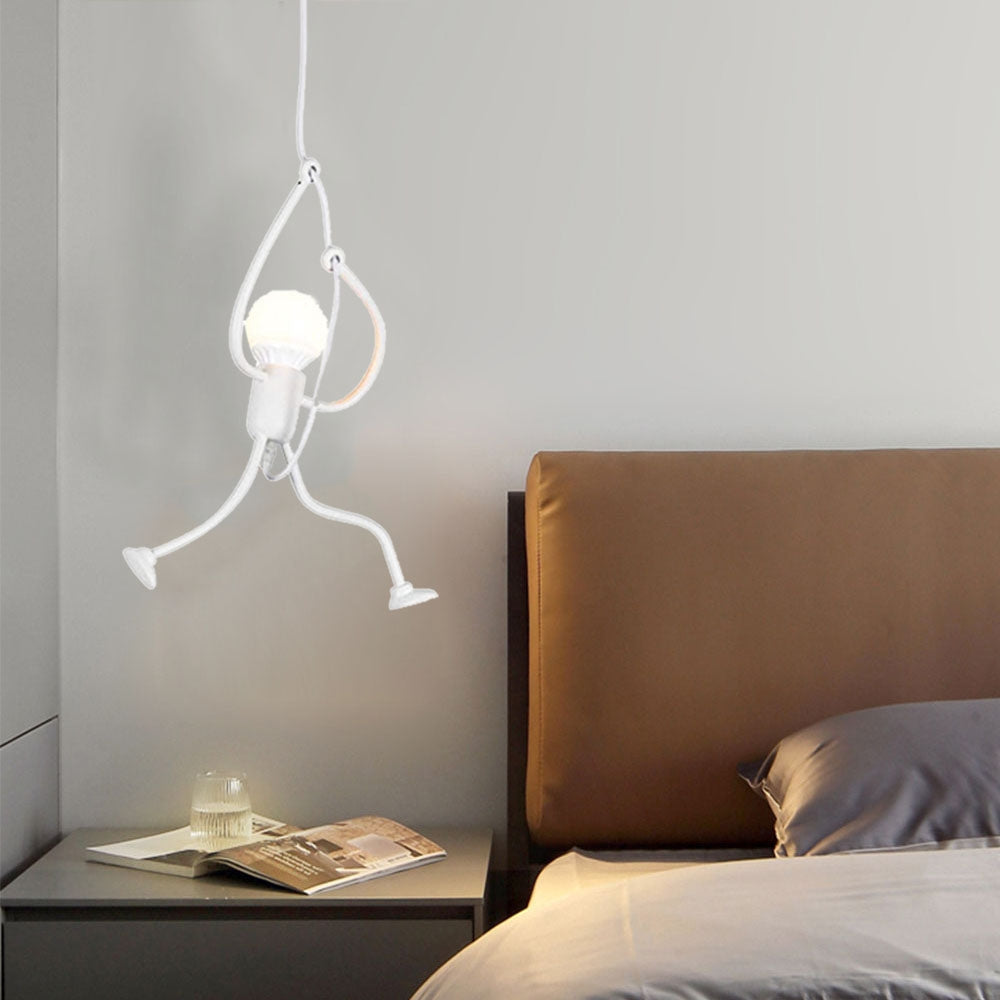 Freyza | Miro Retro-modernes Pendelleuchte aus schwarzem Eisen – moderne Küche und Esszimmer