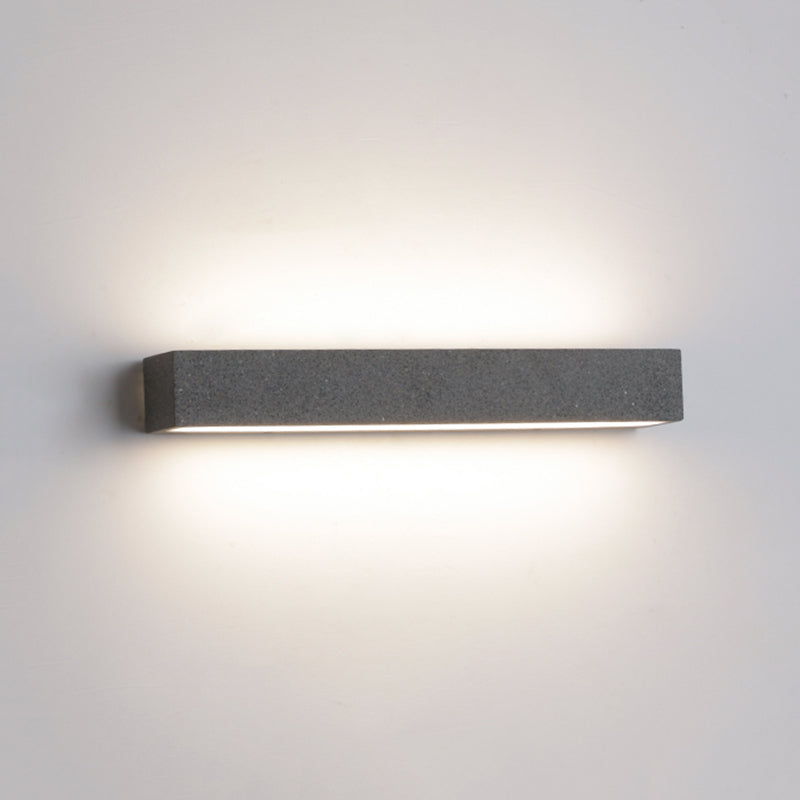 Freyza | Fyra applique murale extérieure LED noire et blanche – jardin, porche, extérieur