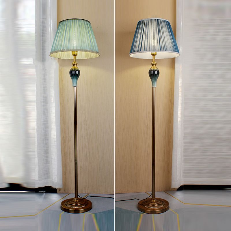 Freyza | Lampadaire en tissu à éclairage multiple – Salon Chambre à coucher