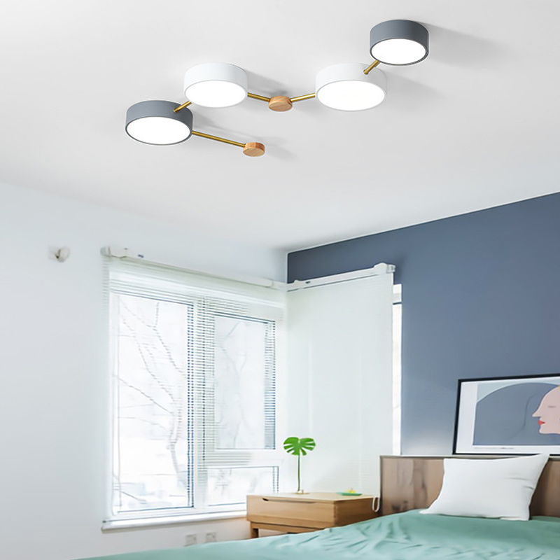 Freyza | Plafonnier blanc à montage encastré – Moderne pour chambre, couloir et cuisine