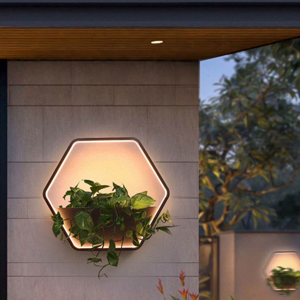 Freyza | Applique murale extérieure noire – Éclairage minimaliste pour jardin, porche et extérieur