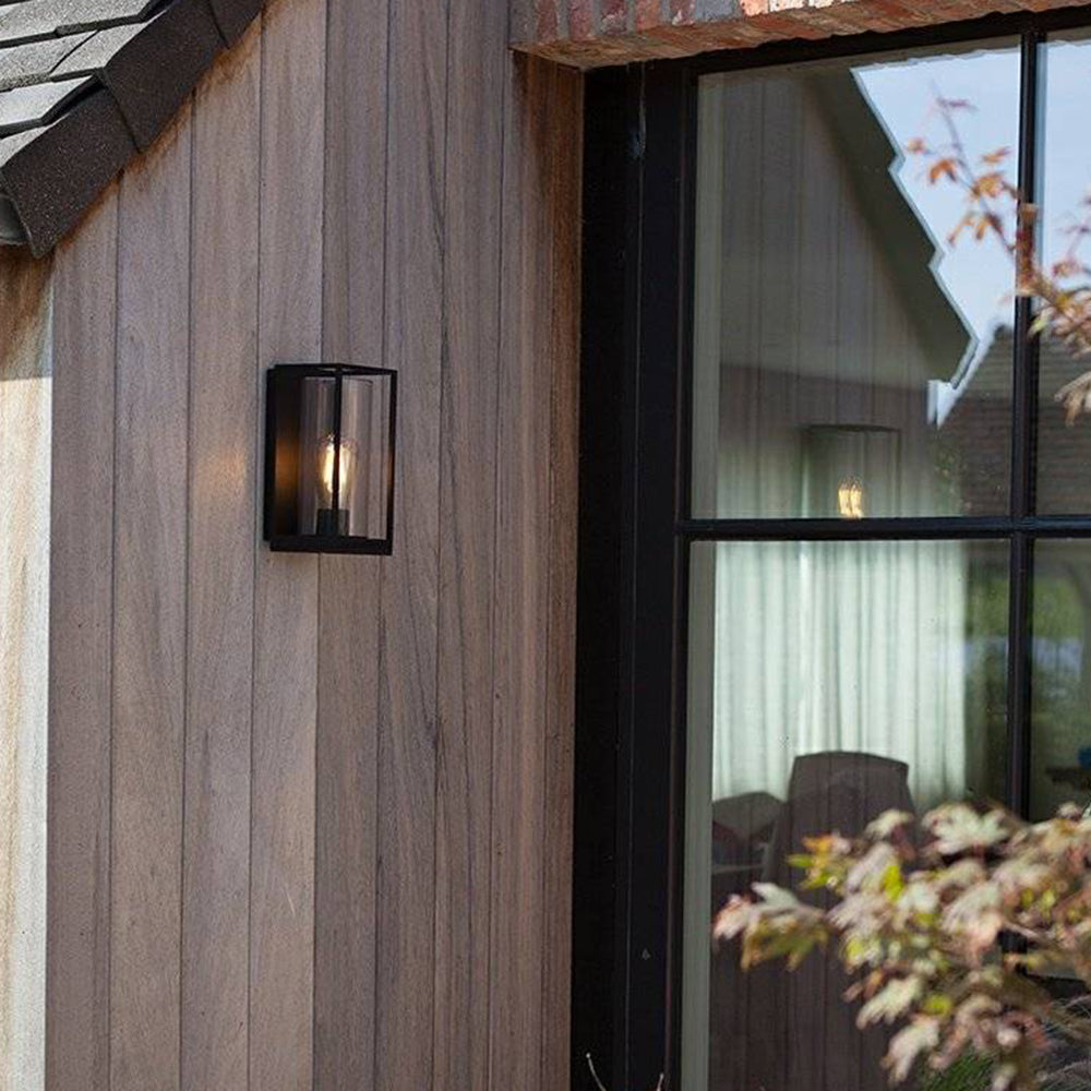 Freyza | Applique murale extérieure noire – Éclairage moderne pour jardin, porche et extérieur