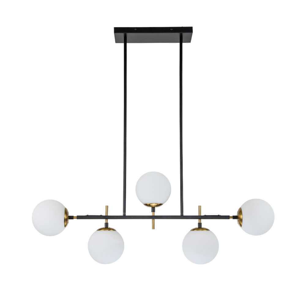 Freyza | Alvno Linear Glass Glass Chandelier – Dining Room Living Room