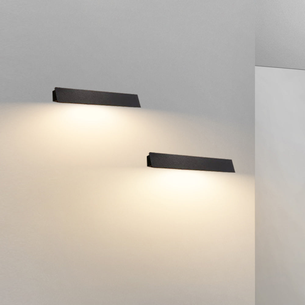 Freyza | Applique murale extérieure noire et blanche – style industriel pour jardin, porche et extérieur