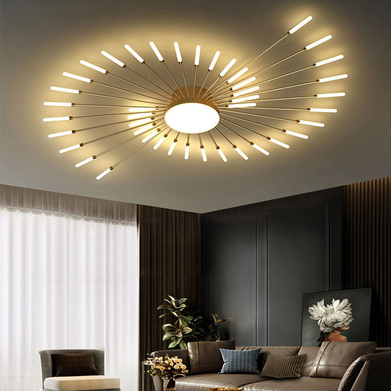 Plafonnier affleurant moderne Freyza | Wesley pour chambre, couloir et cuisine modernes