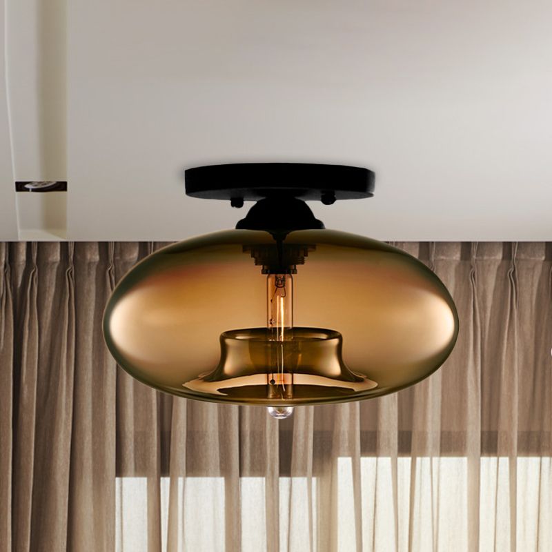 Freyza | Plafonnier semi-encastré – industriel pour chambre, couloir et cuisine