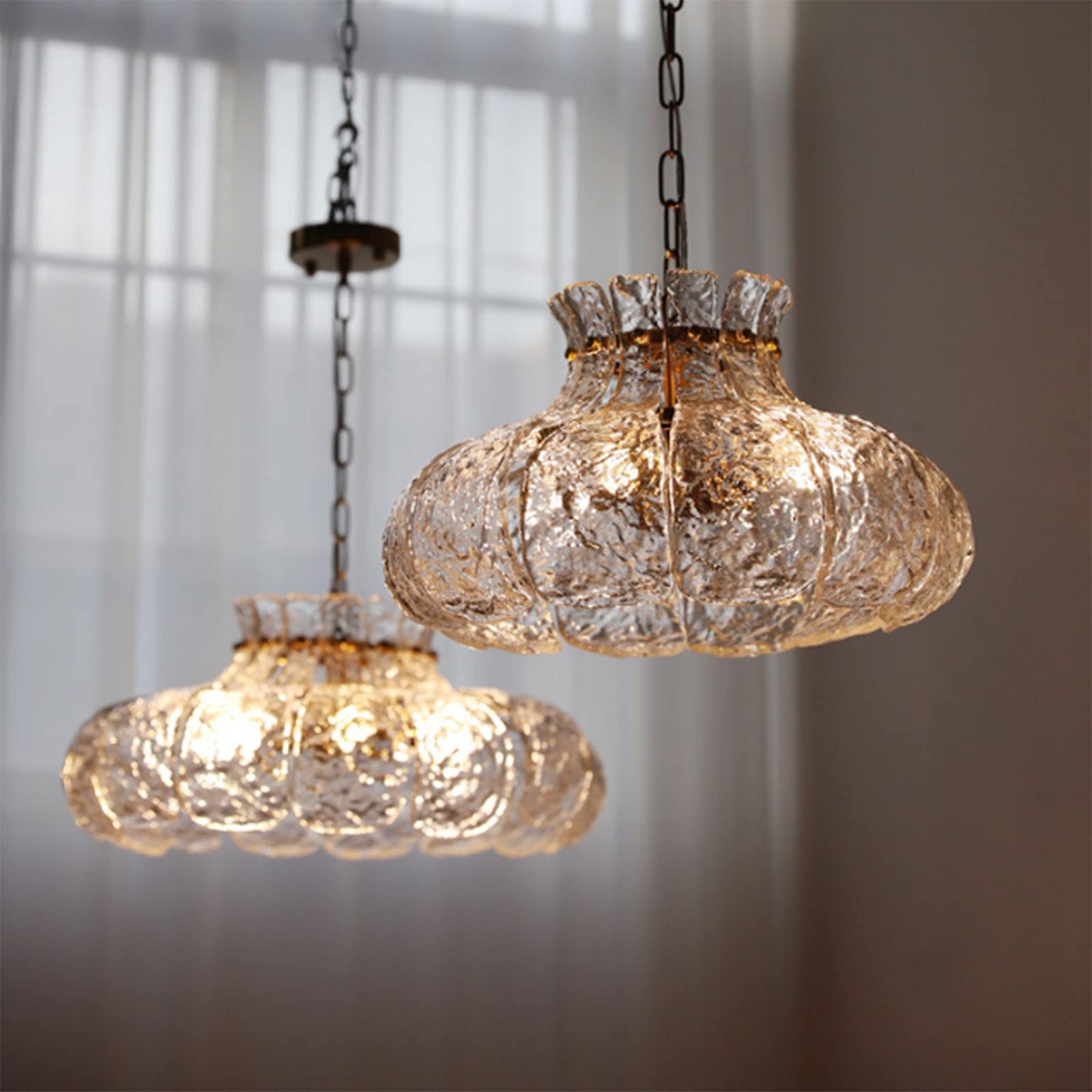 Freyza | Lustre en verre – Salle à manger et salon modernes