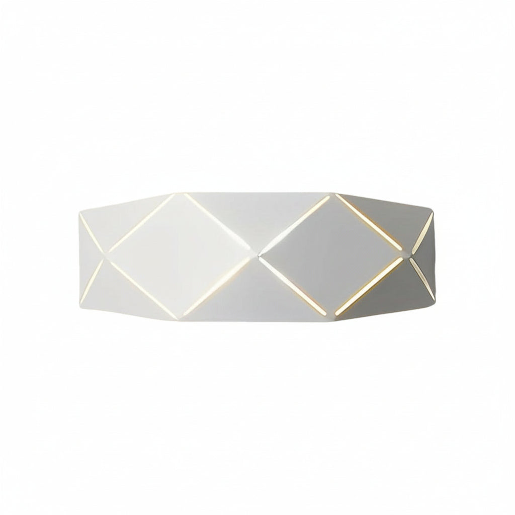 Freyza - LED Wall Sconce Light – Modern Minimalist Geometric Iron Acrylic (25x9cm / 9.8x3.5in)