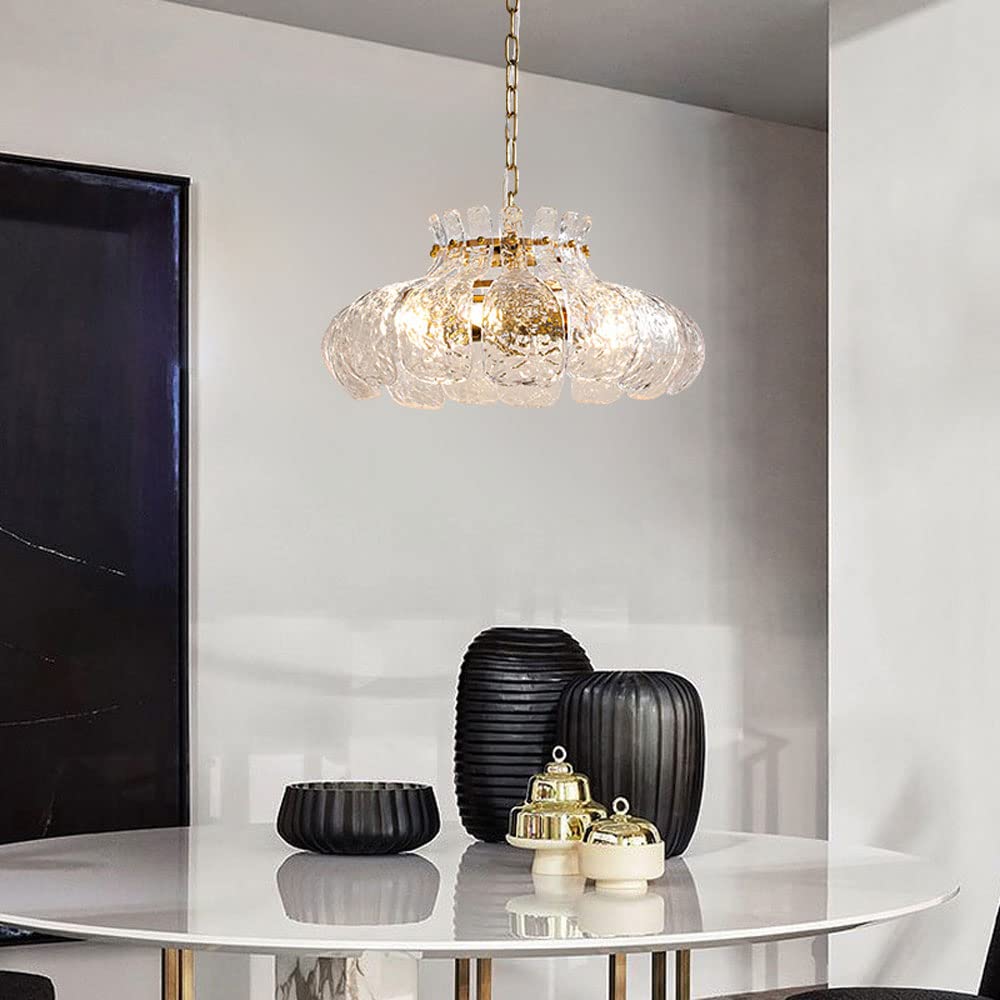 Freyza | Lustre en verre – Salle à manger et salon modernes
