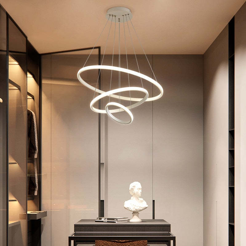 Freyza | Suspension annulaire moderne Zin – Éclairage moderne pour cuisine et salle à manger