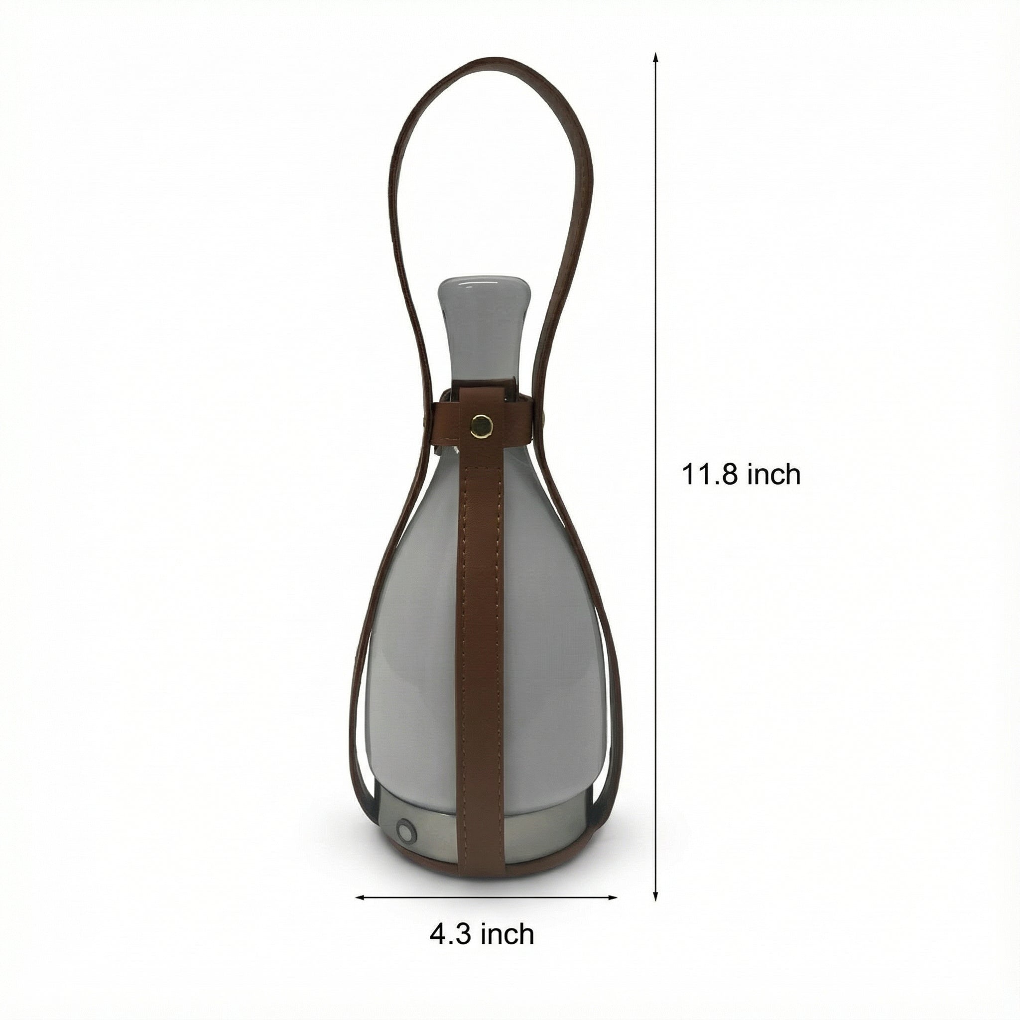 Freyza - LED Table Lamp Lantern Mid-Century Cordless Rechargeable 30cm / 11.8in