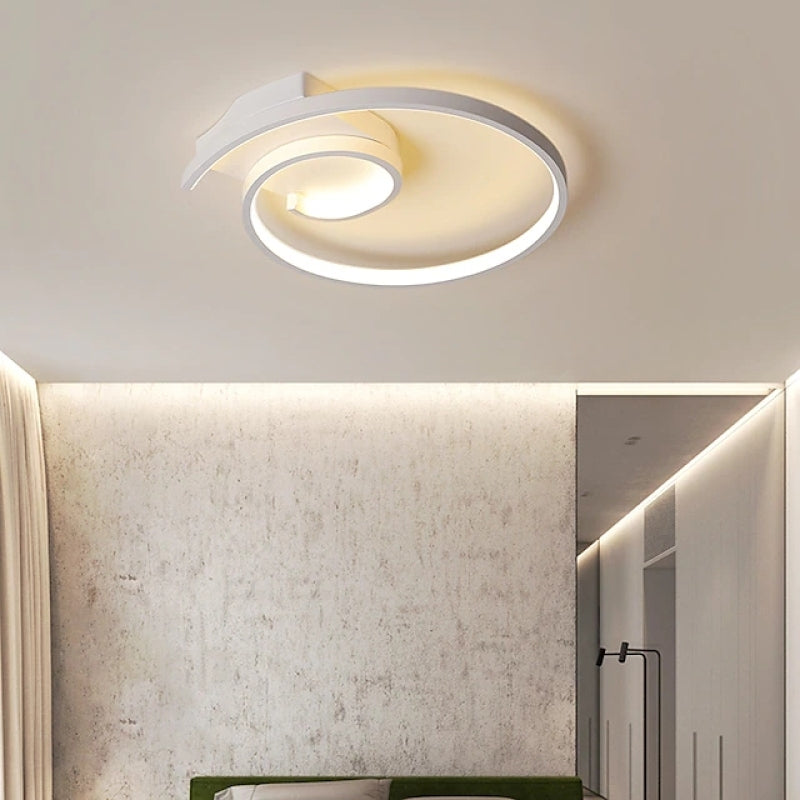 Freyza | Plafonnier noir et blanc – Moderne pour chambre, couloir et cuisine