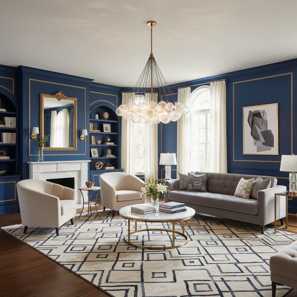 Freyza | Glass Chandelier – Dining Room Living Room