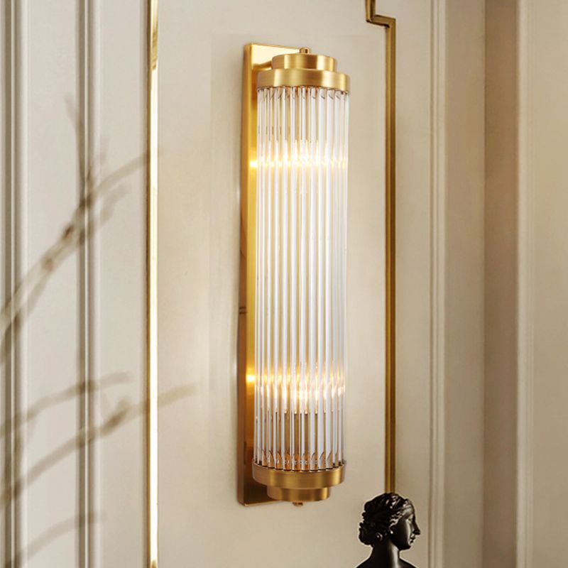 Freyza | Applique murale intérieure dorée en cristal – Chambre et salon modernes