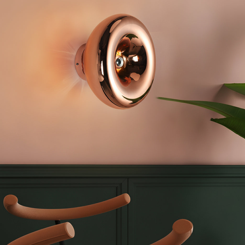 Freyza - Modern Lava Glass LED Wall Sconce – Creative Melting Art Wall Light (Gold/Silver/Rose Gold)