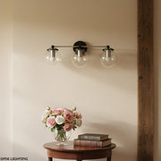 Freyza | 3-Light Glass Wall Sconce – Living Room Hallway