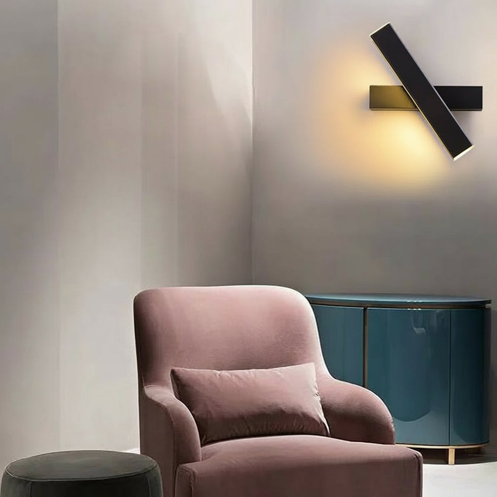 Freyza - Nordic 360° Rotatable LED Wall Sconce – Minimalist Aluminum Bedside Reading Light