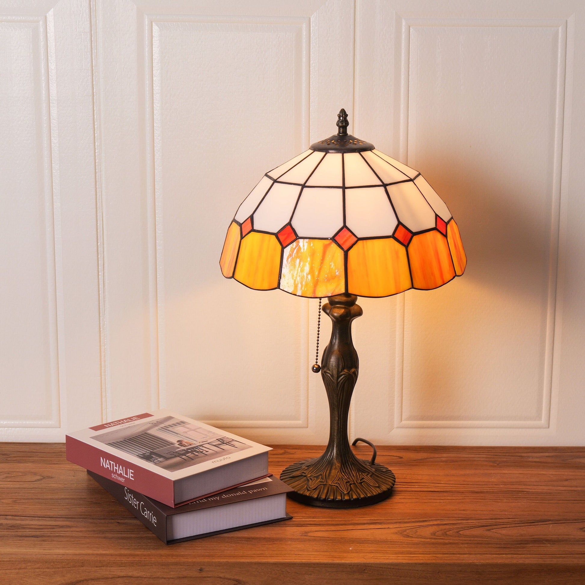 LuminaraCraft | Elegant Handcrafted Stained Glass Table Lamp 3