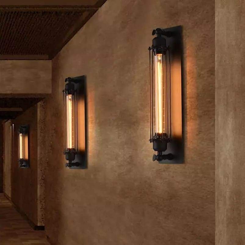 Freyza - Industrie Stil Vintage Bar Wandleuchte