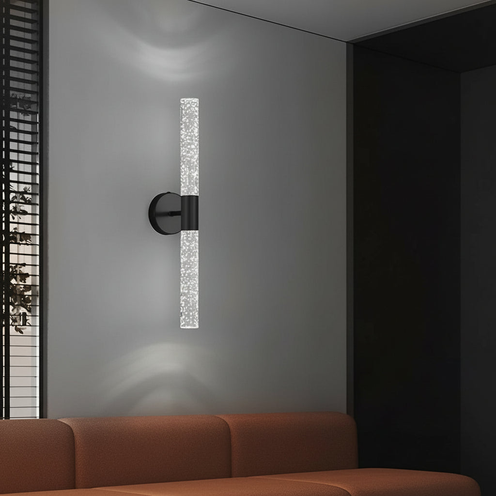 Freyza - Zylinder Wandleuchte Rohr Eisen Acryl LED 50cm / 20in Modernes Schminklicht