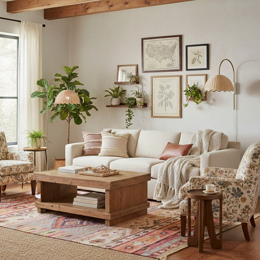 Freyza | Rattan-Wandleuchte – Schlafzimmer, Flur