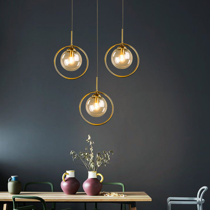 Suspension en verre Freyza | Zoey – Luminaire suspendu en verre pour cuisine et salle à manger