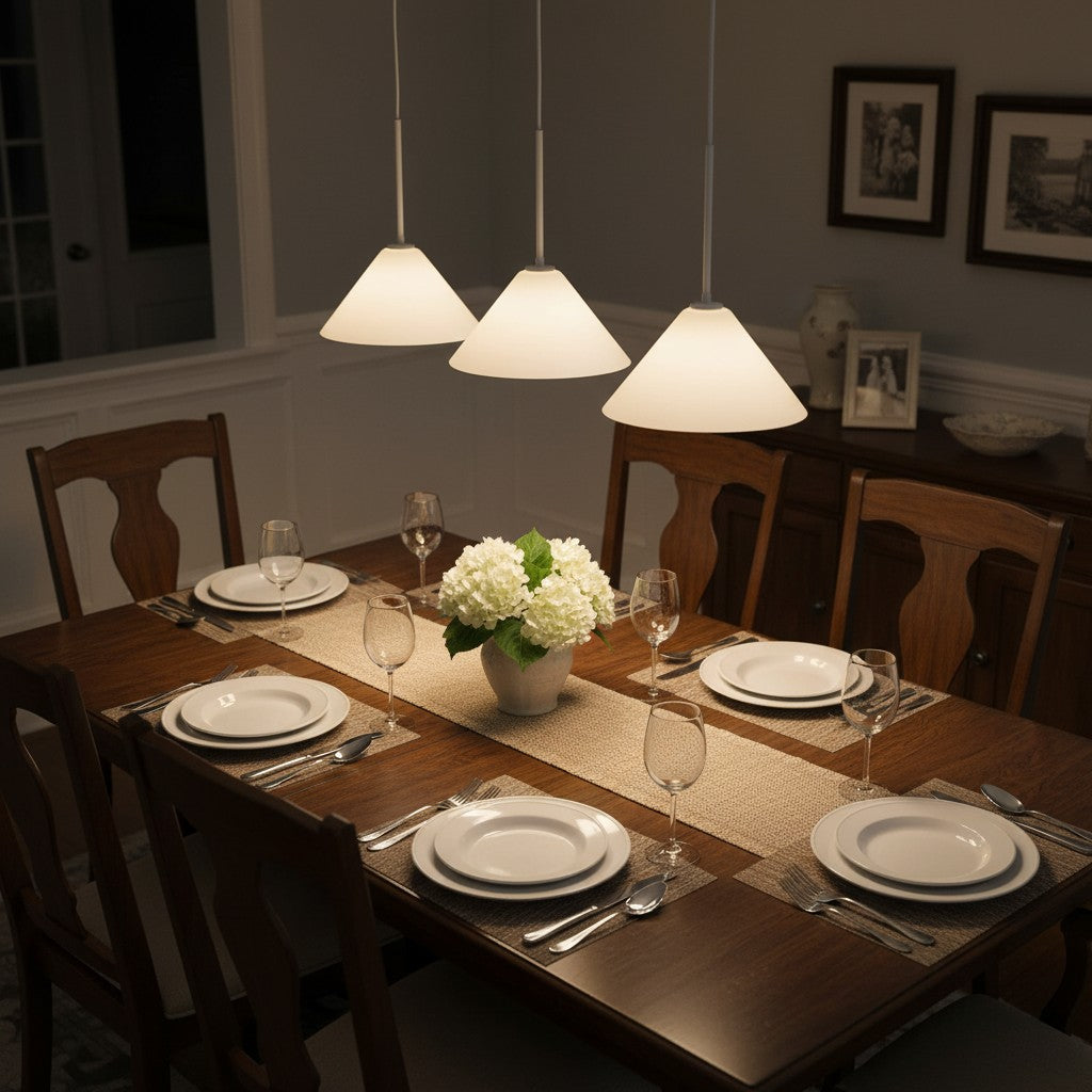 Freyza | Glass Pendant Light – Kitchen Dining Room
