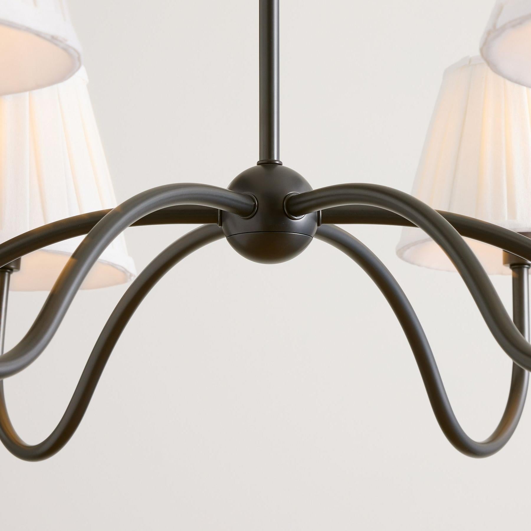 Freyza | Grace Multi-Head Fabric Chandelier