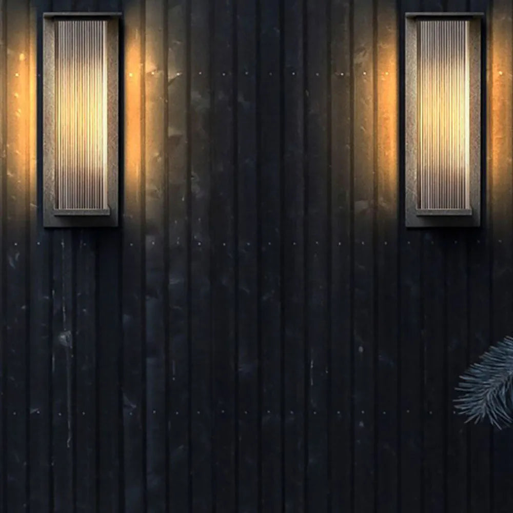 Freyza | Applique murale extérieure noire – Éclairage moderne pour jardin, porche et extérieur