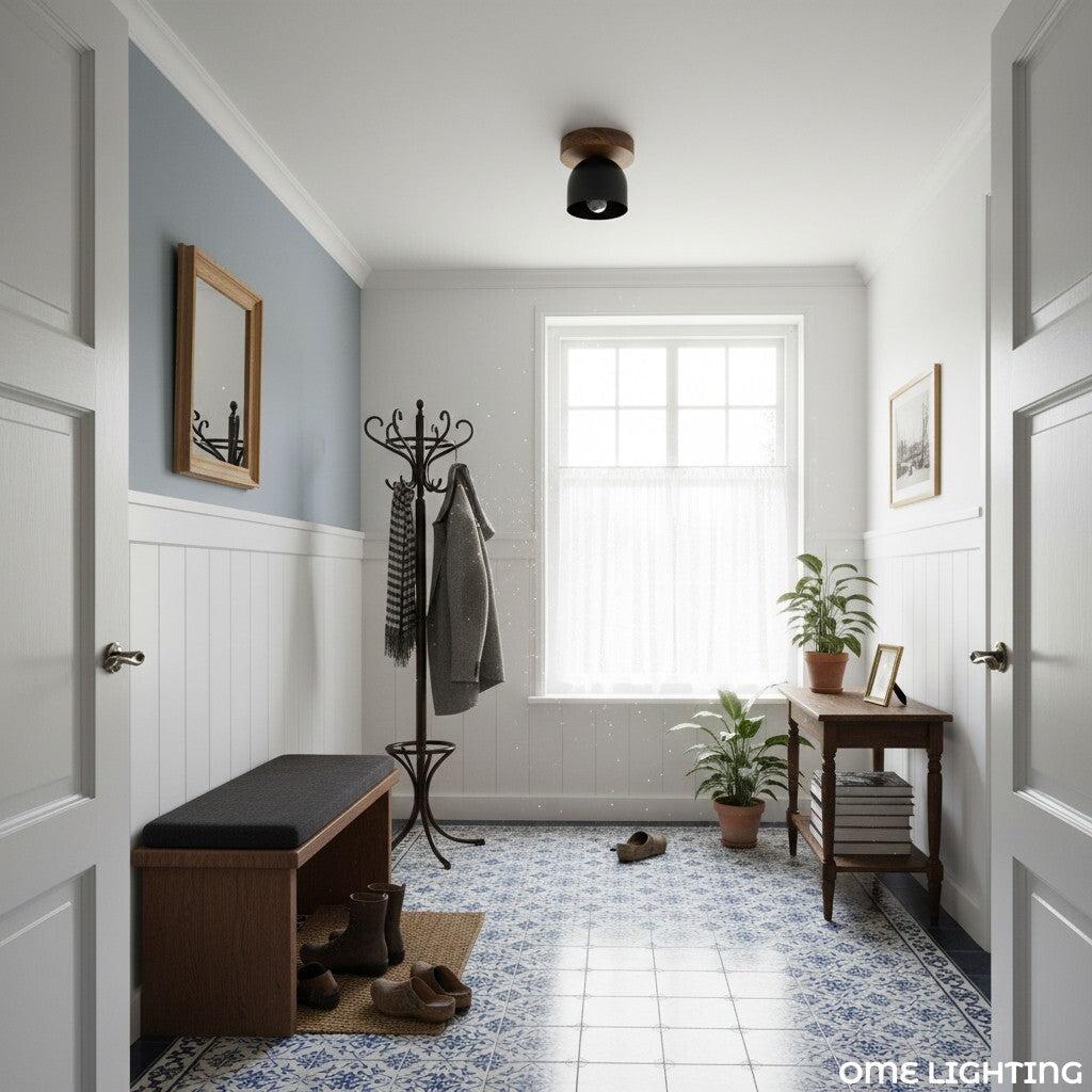 Freyza | Wood Ceiling Light – Bedroom Living Room