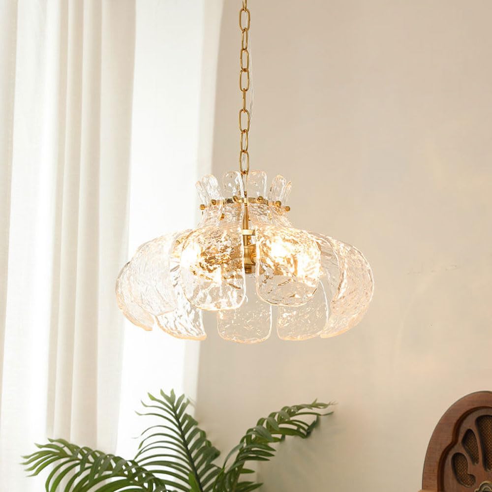 Freyza | Lustre en verre – Salle à manger et salon modernes