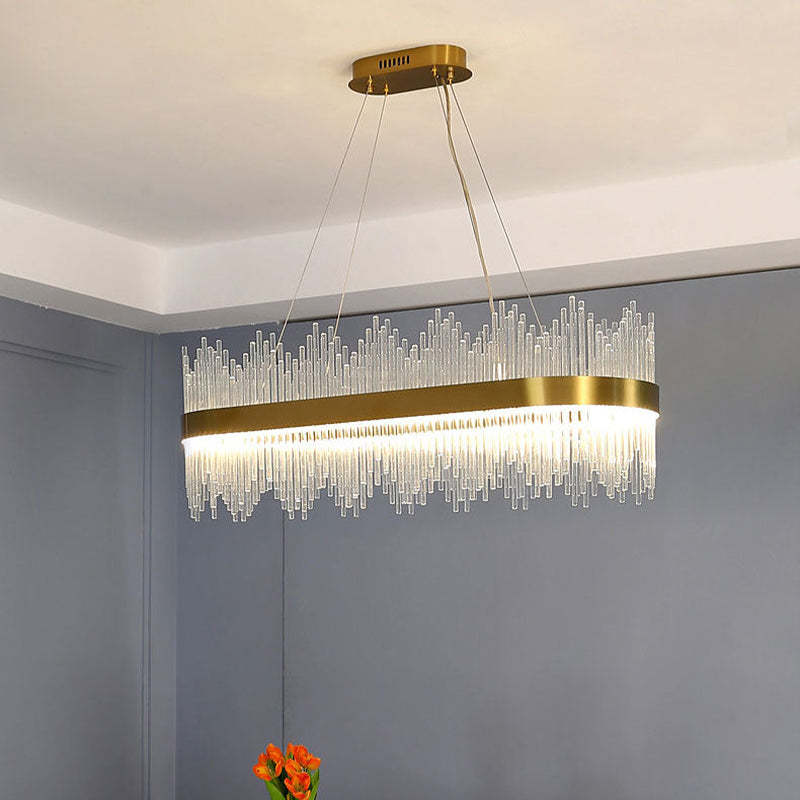 Freyza | Lustre doré – Salle à manger et salon modernes