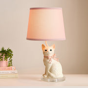 Freyza | Tischlampe aus Stoff – Nachttischlampe fürs Schlafzimmer