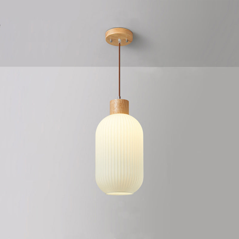 Freyza | Suspension en verre blanc – Cuisine moderne et salle à manger