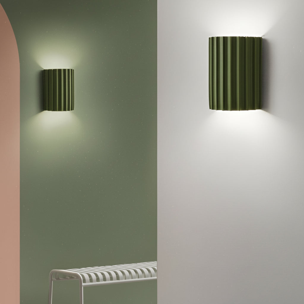 Freyza - Textured Resin G9 LED Wall Sconce Nordic Modern Up Down Light