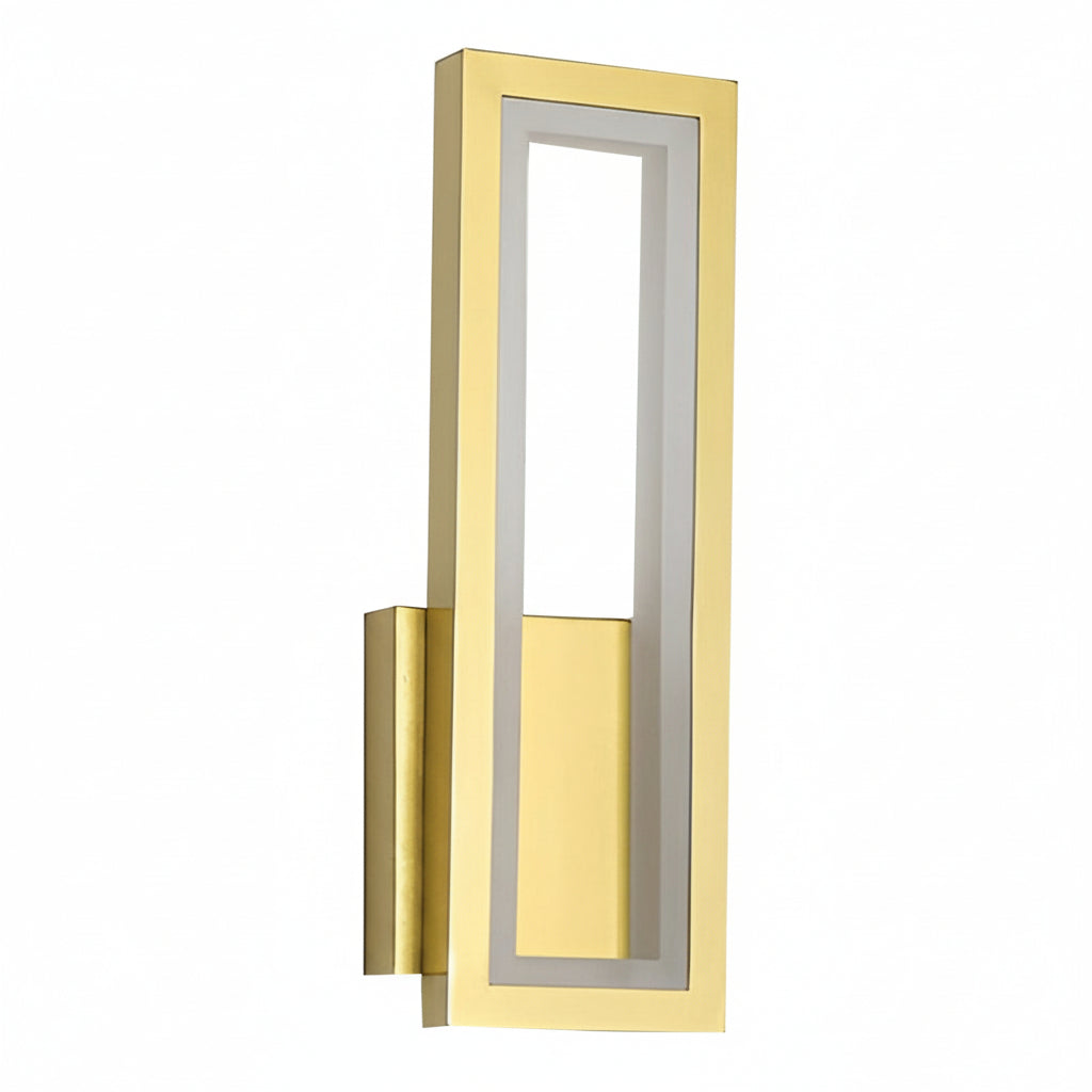 Freyza - Modern Linear LED Wall Sconce – Minimalist Iron & Acrylic Rectangular Wall Light