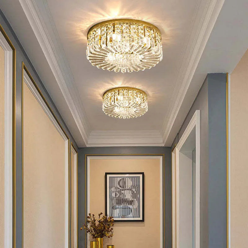 Freyza | Plafonnier encastré en cristal – Chambre, couloir, cuisine