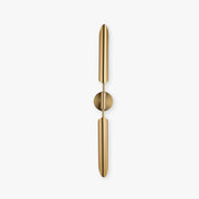 Freyza | Phira luxuriöse goldene Doppelkopf-Wandleuchte für den Innenbereich – Schlafzimmer, Wohnzimmer